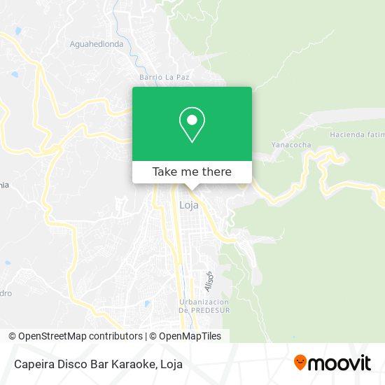 Mapa de Capeira Disco Bar Karaoke