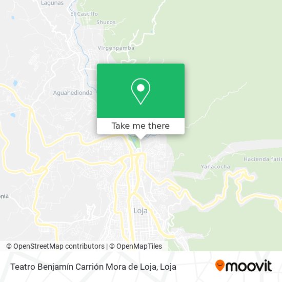 Mapa de Teatro Benjamín Carrión Mora de Loja