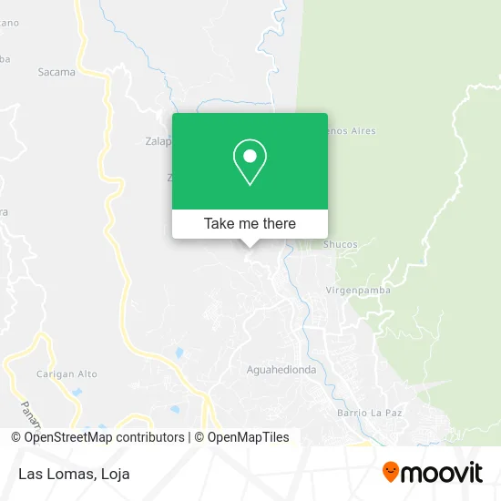Las Lomas map