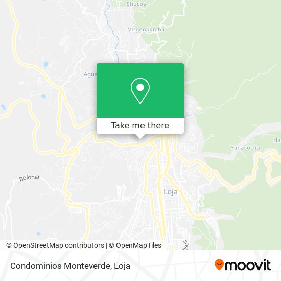 Mapa de Condominios Monteverde
