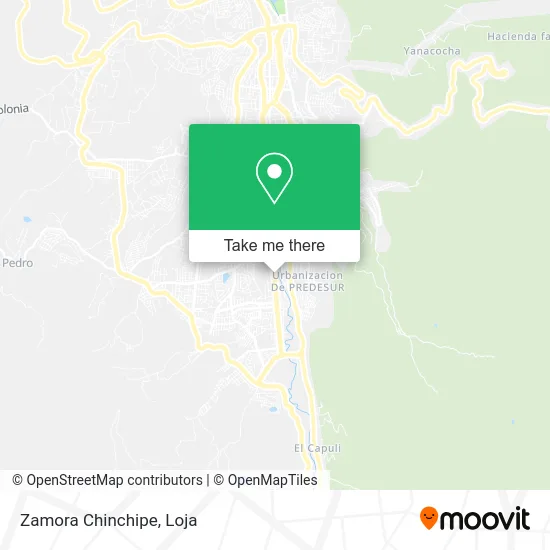 Zamora Chinchipe map