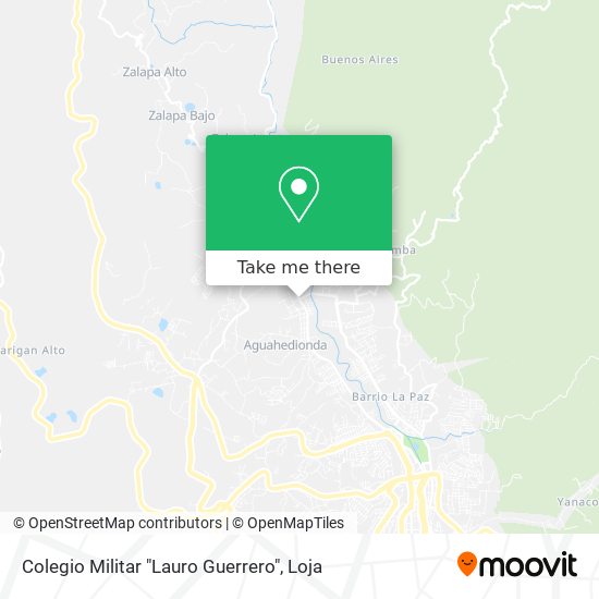 Mapa de Colegio Militar "Lauro Guerrero"
