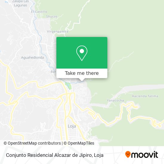 Mapa de Conjunto Residencial Alcazar de Jipiro