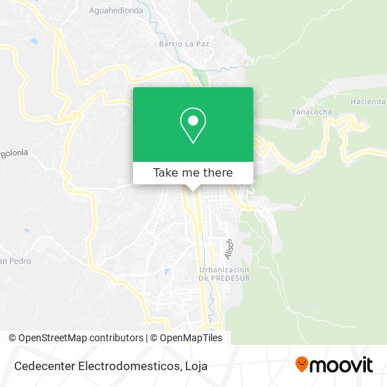 Cedecenter Electrodomesticos map