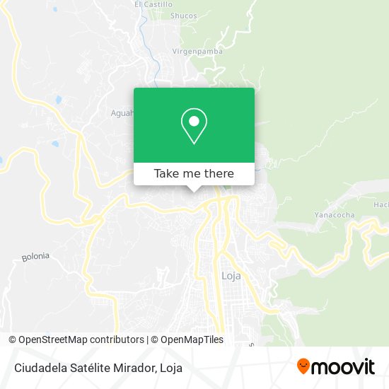 Mapa de Ciudadela Satélite Mirador
