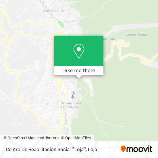 Mapa de Centro De Reabilitación Social ""Loja""