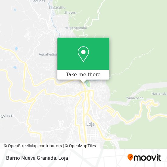 Mapa de Barrio Nueva Granada