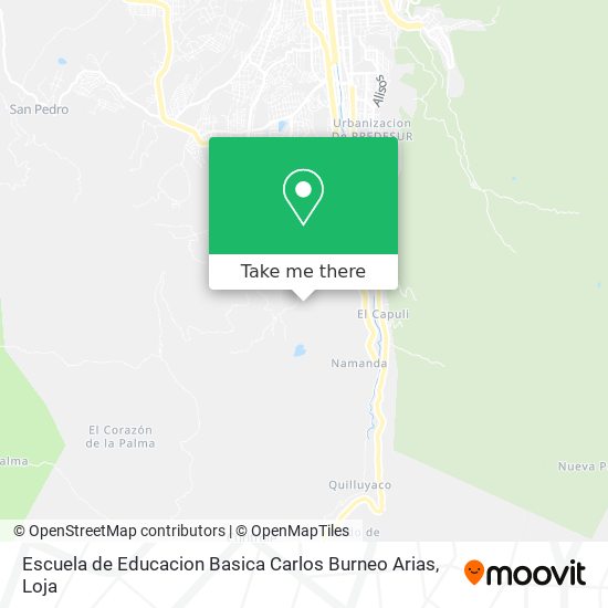 Mapa de Escuela de Educacion Basica Carlos Burneo Arias