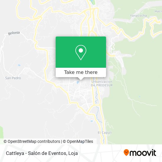 Mapa de Cattleya - Salón de Eventos