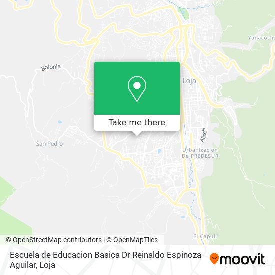 Mapa de Escuela de Educacion Basica Dr Reinaldo Espinoza Aguilar