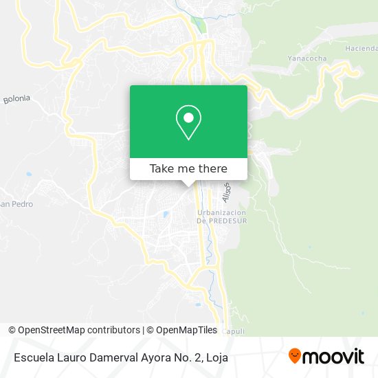 Mapa de Escuela Lauro Damerval Ayora No. 2