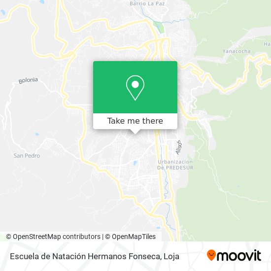 Mapa de Escuela de Natación Hermanos Fonseca