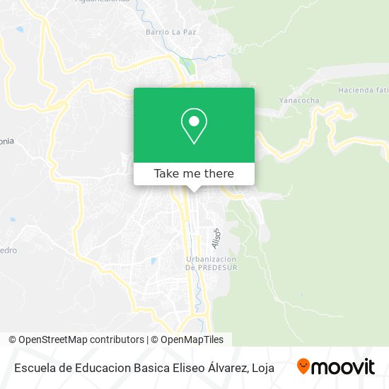 Mapa de Escuela de Educacion Basica Eliseo Álvarez