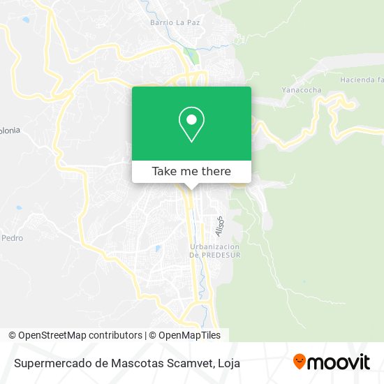 Supermercado de Mascotas Scamvet map