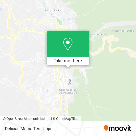 Delicias Mama Tere map