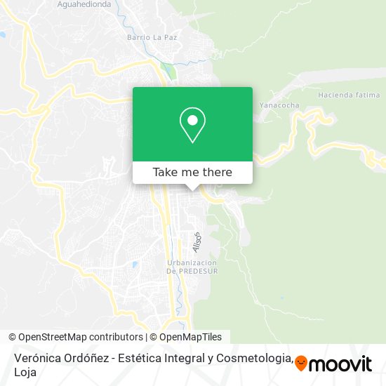 Verónica Ordóñez - Estética Integral y Cosmetologia map