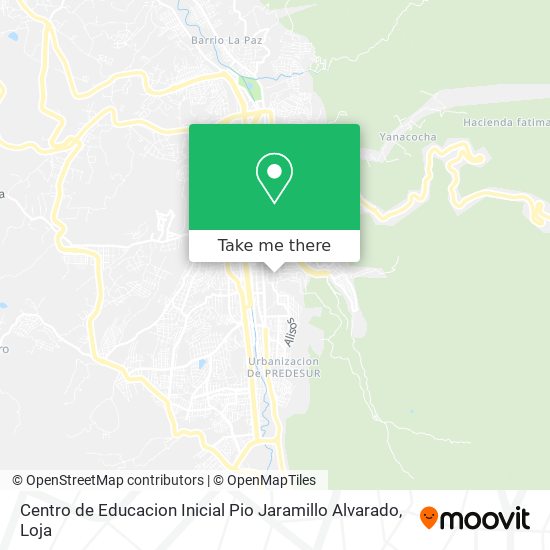 Mapa de Centro de Educacion Inicial Pio Jaramillo Alvarado