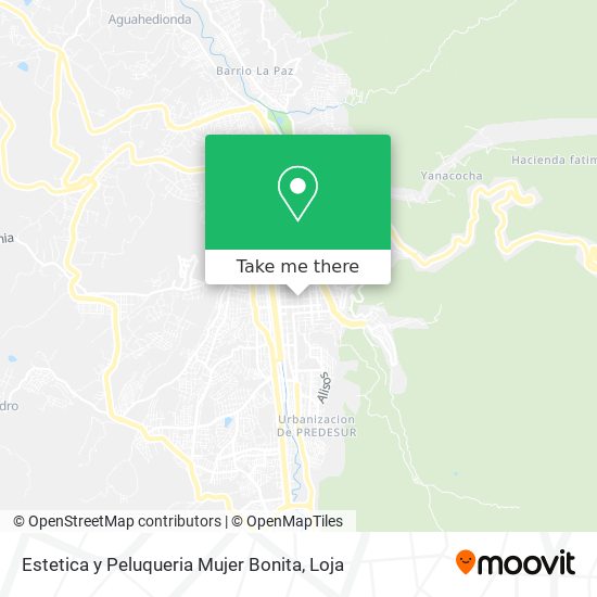 Estetica y Peluqueria Mujer Bonita map