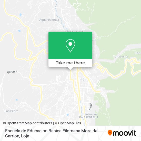 Escuela de Educacion Basica Filomena Mora de Carrion map