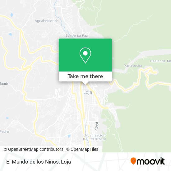 El Mundo de los Niños map