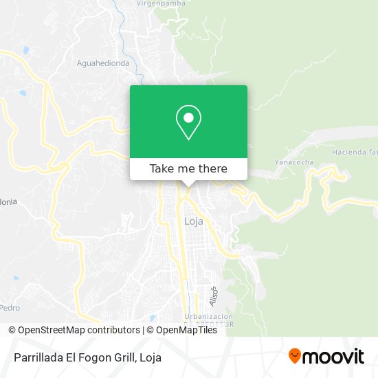 Parrillada El Fogon Grill map