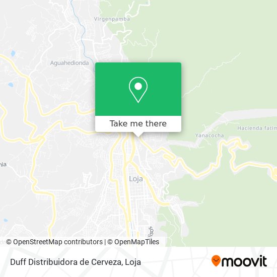 Duff Distribuidora de Cerveza map