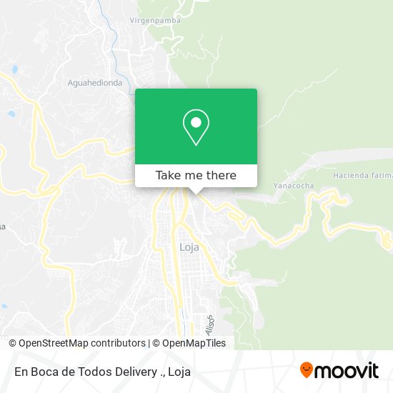 Mapa de En Boca de Todos Delivery .