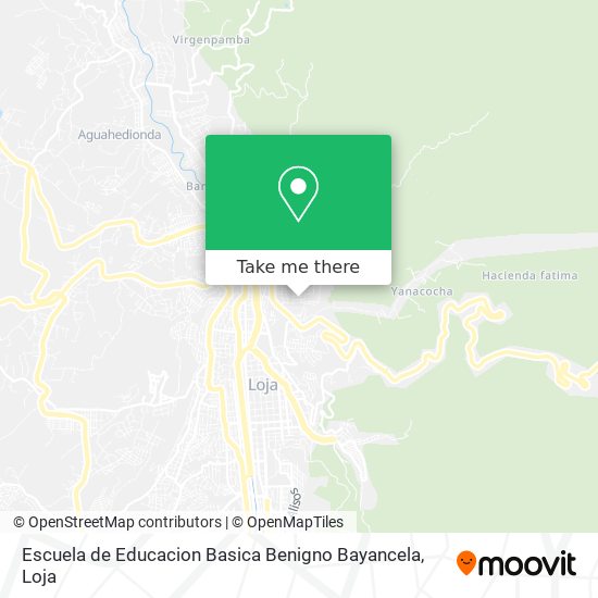Mapa de Escuela de Educacion Basica Benigno Bayancela