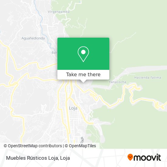 Mapa de Muebles Rústicos Loja