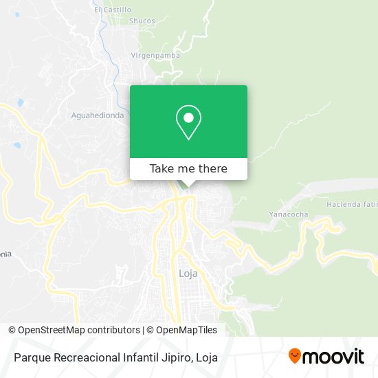 Parque Recreacional Infantil Jipiro map
