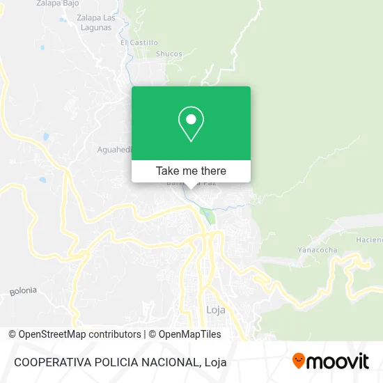 COOPERATIVA POLICIA NACIONAL map
