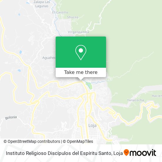 Instituto Religioso Discípulos del Espíritu Santo map