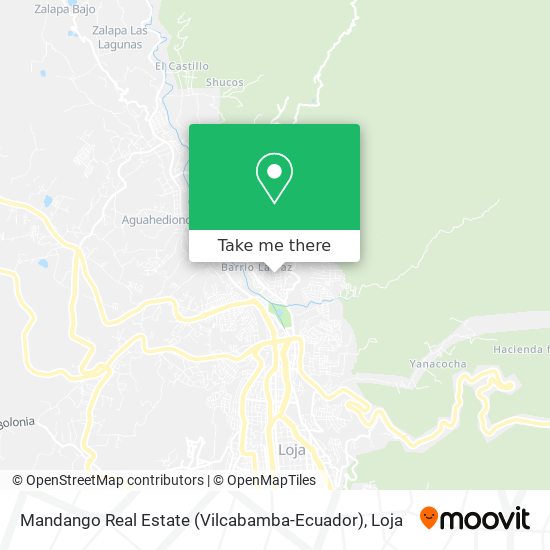 Mapa de Mandango Real Estate (Vilcabamba-Ecuador)