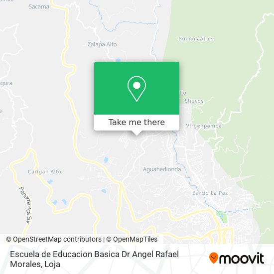 Mapa de Escuela de Educacion Basica Dr Angel Rafael Morales