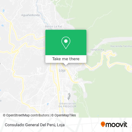 Consulado General Del Perú map