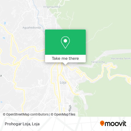 Mapa de Prohogar Loja