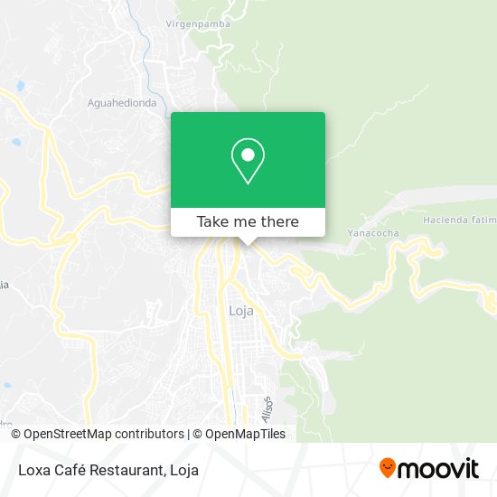 Mapa de Loxa Café Restaurant