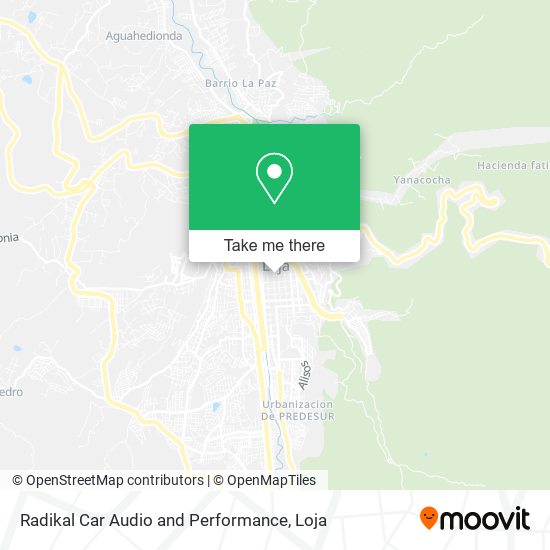 Radikal Car Audio and Performance map