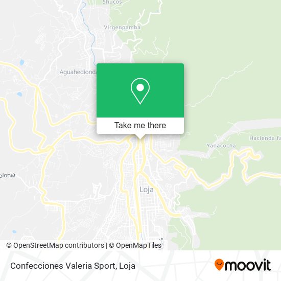 Mapa de Confecciones Valeria Sport