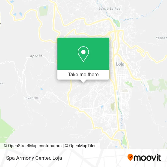 Spa Armony Center map