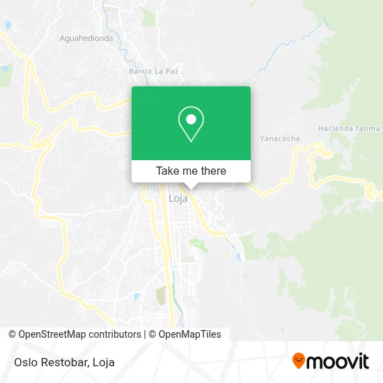 Oslo Restobar map