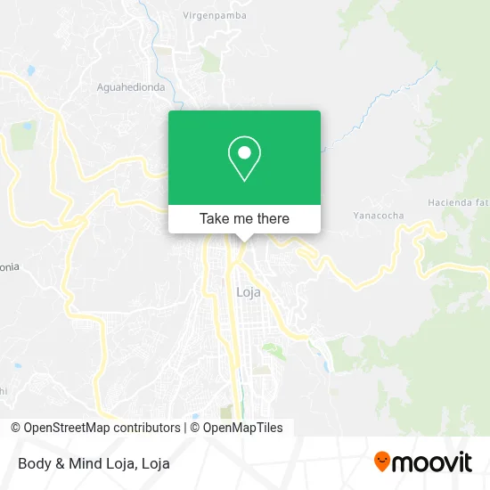 Body & Mind Loja map