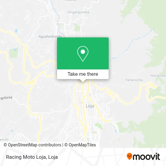 Racing Moto Loja map