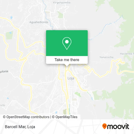 Barcell Mar map