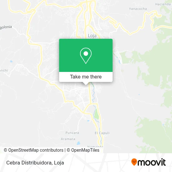 Cebra Distribuidora map