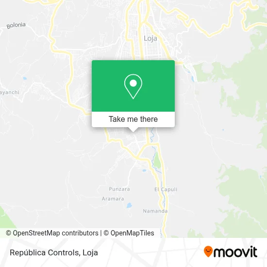 República Controls map