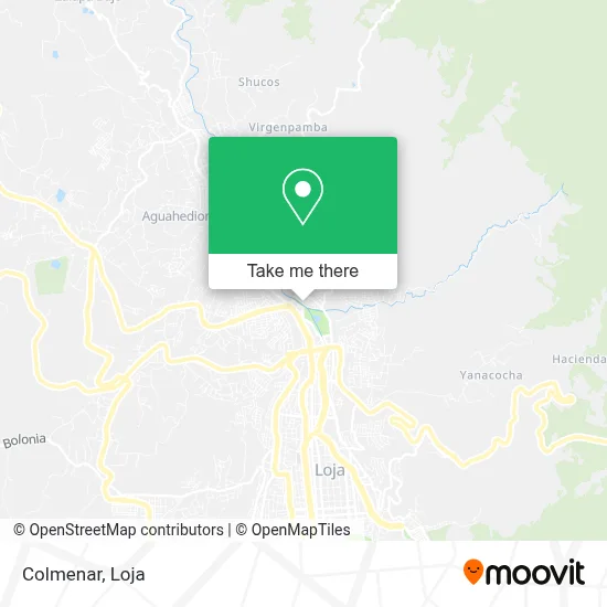 Colmenar map