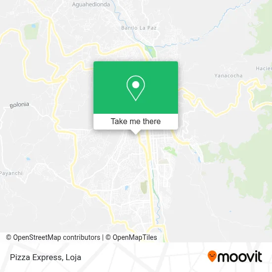 Pizza Express map