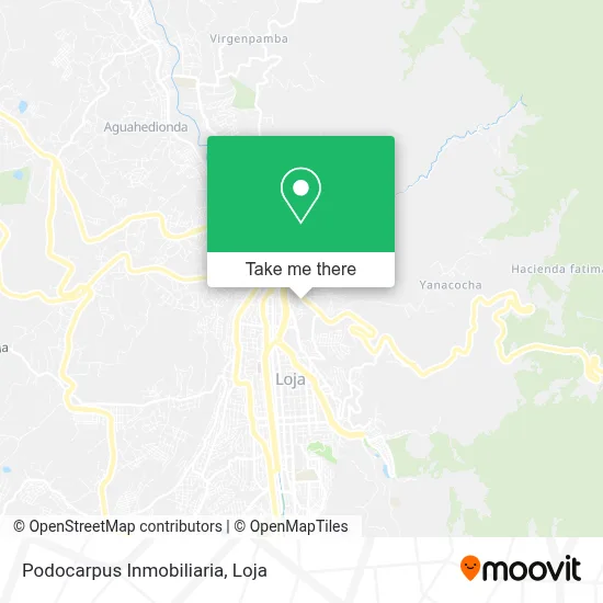 Podocarpus Inmobiliaria map