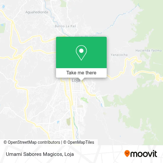 Umami Sabores Magicos map